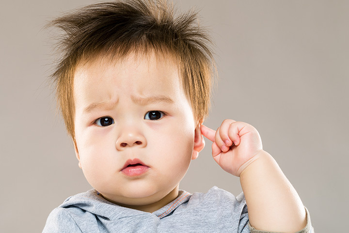 Toddler with an ear ache